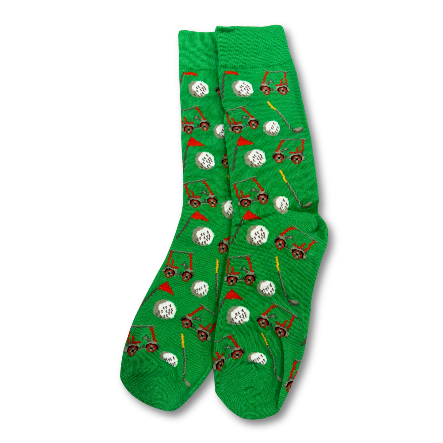 Green Golf Cart Socks
