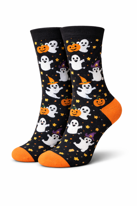 Ghost Pumpkin Womens Socks