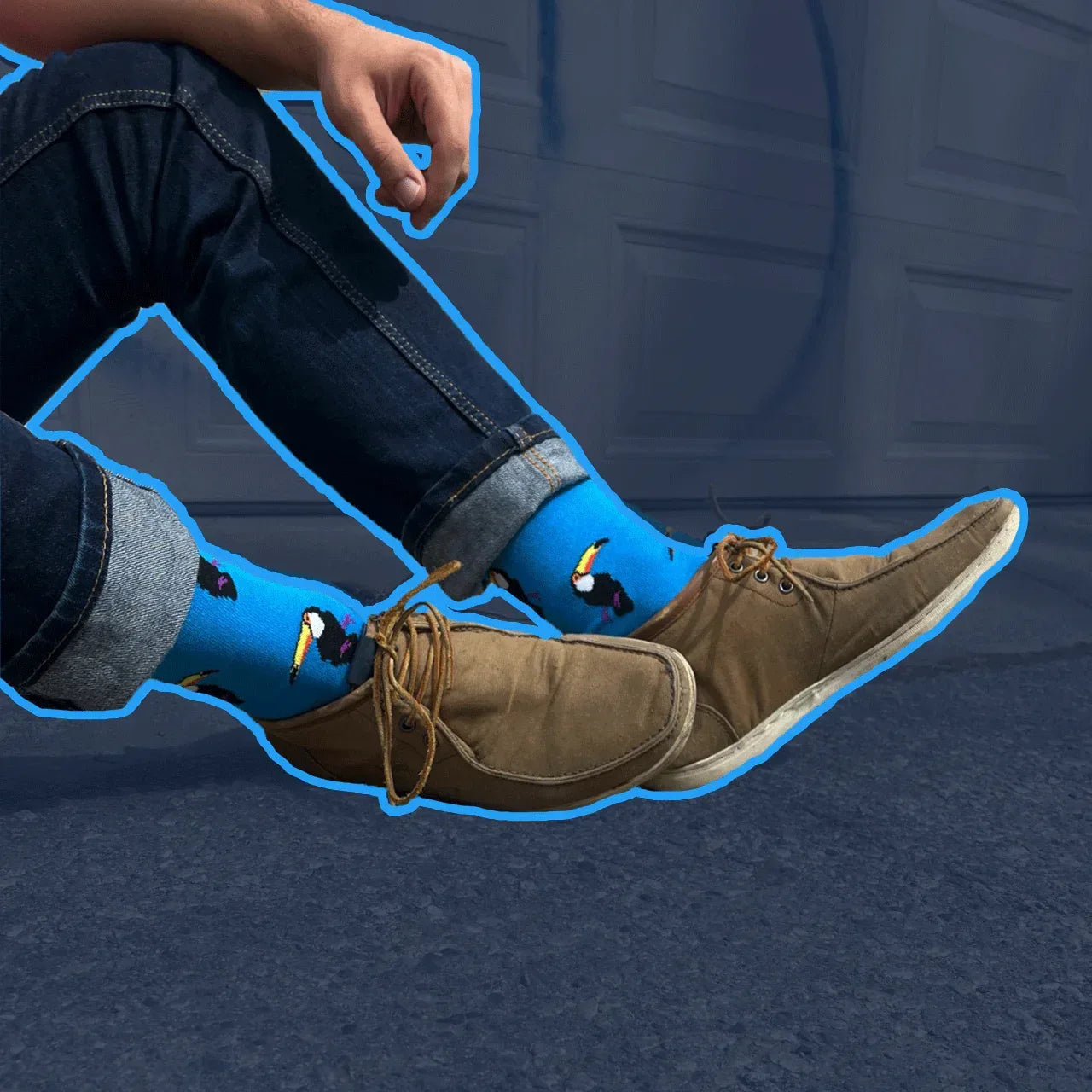 Blue Toucan Socks