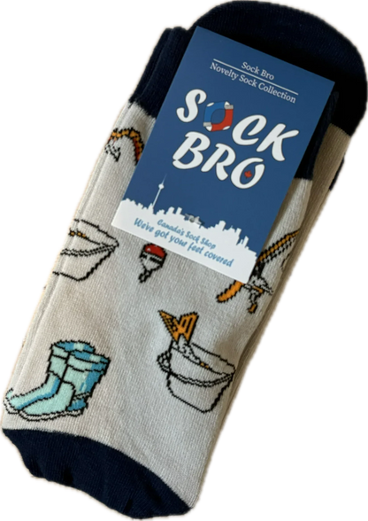 I'd Rather Be Fishing Socks - Sock Bro 