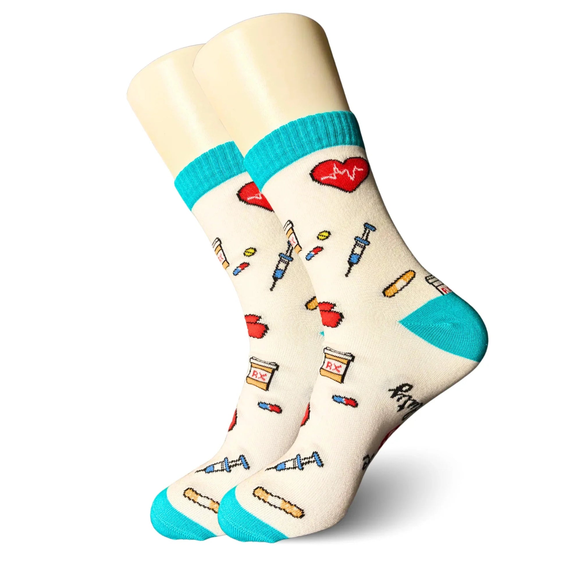 White Nursing Socks - Sock Bro 