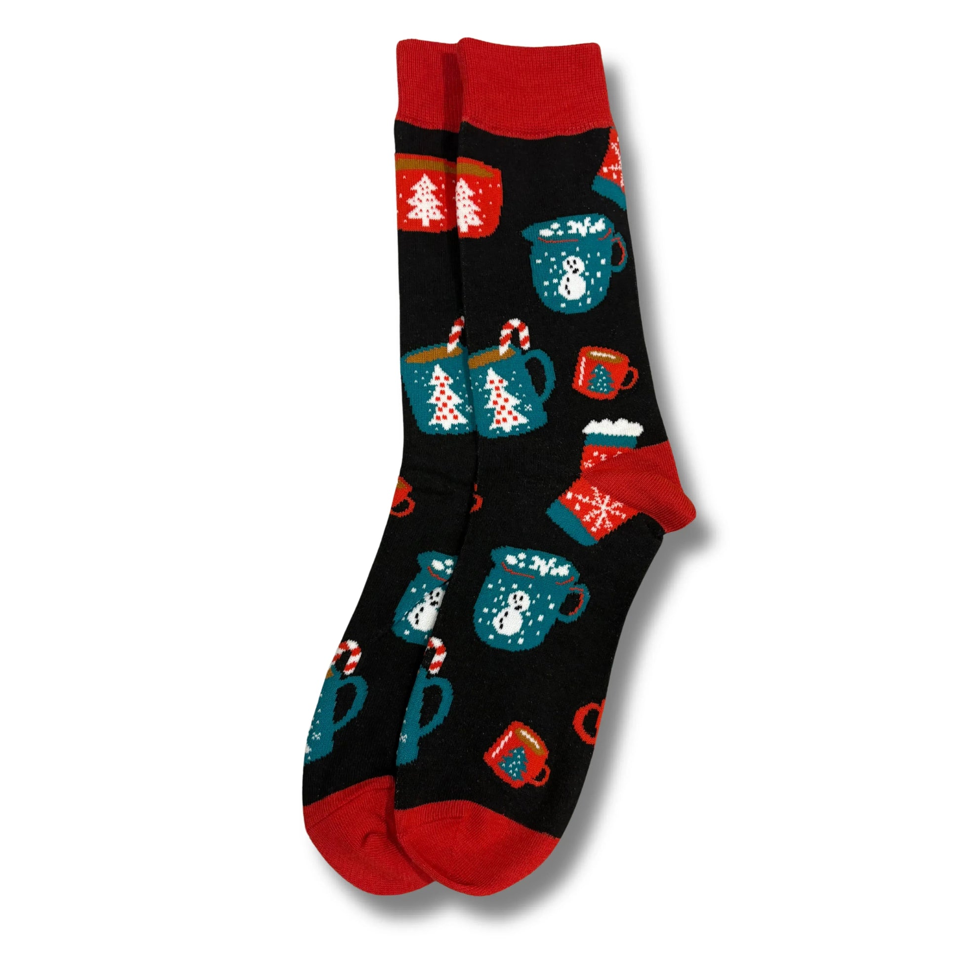 Black Hot Chocolate Christmas Socks - Sock Bro 