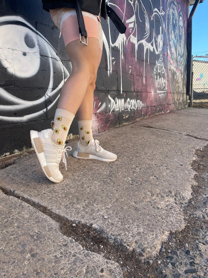 White Avocado Socks