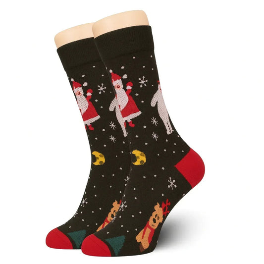 Black Christmas Socks - Sock Bro 