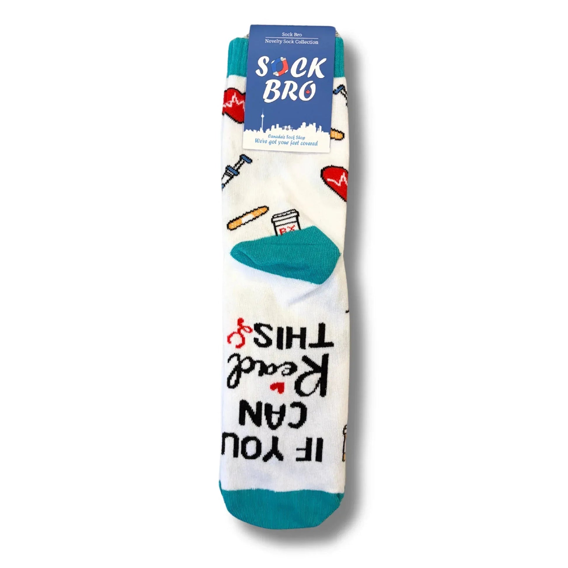 White Nursing Socks - Sock Bro 