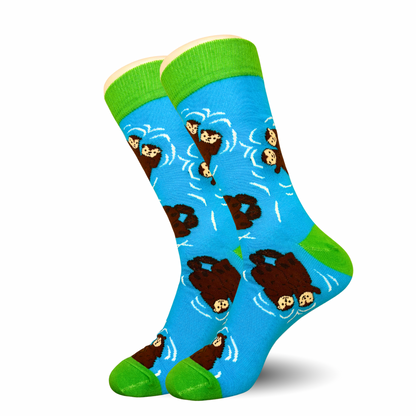 Swimming Otters Socks