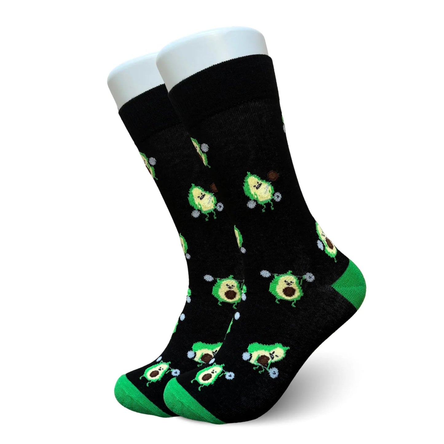 Weightlifting Avocado Socks - Sock Bro 