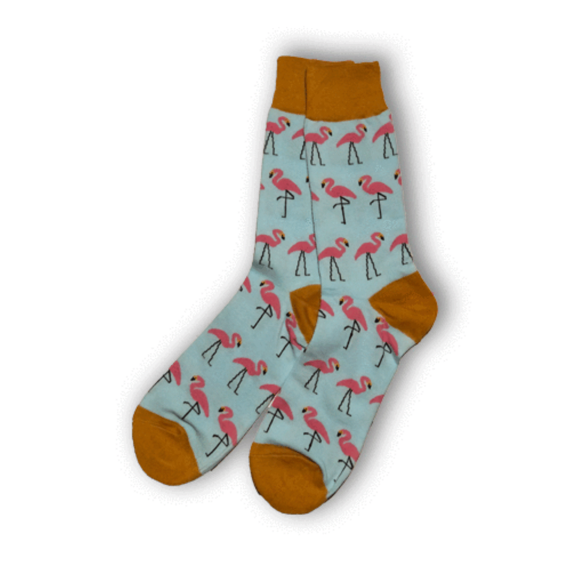 Pink Flamingo Socks - Sock Bro 