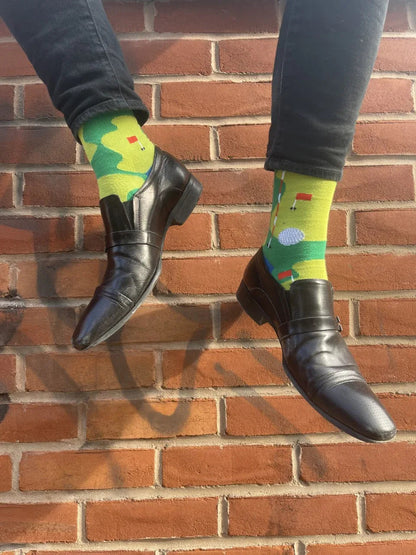 Green Golf Socks