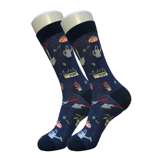 Blue Gardener Socks