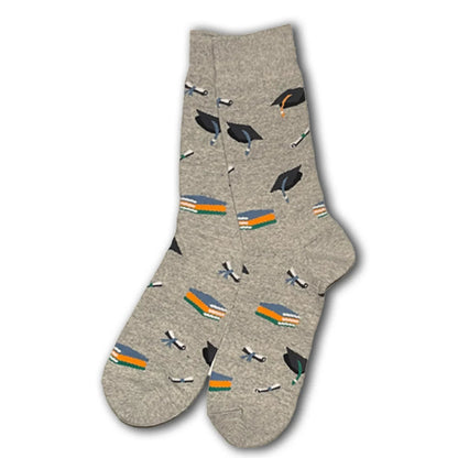 Grey Graduation Socks - Sock Bro 