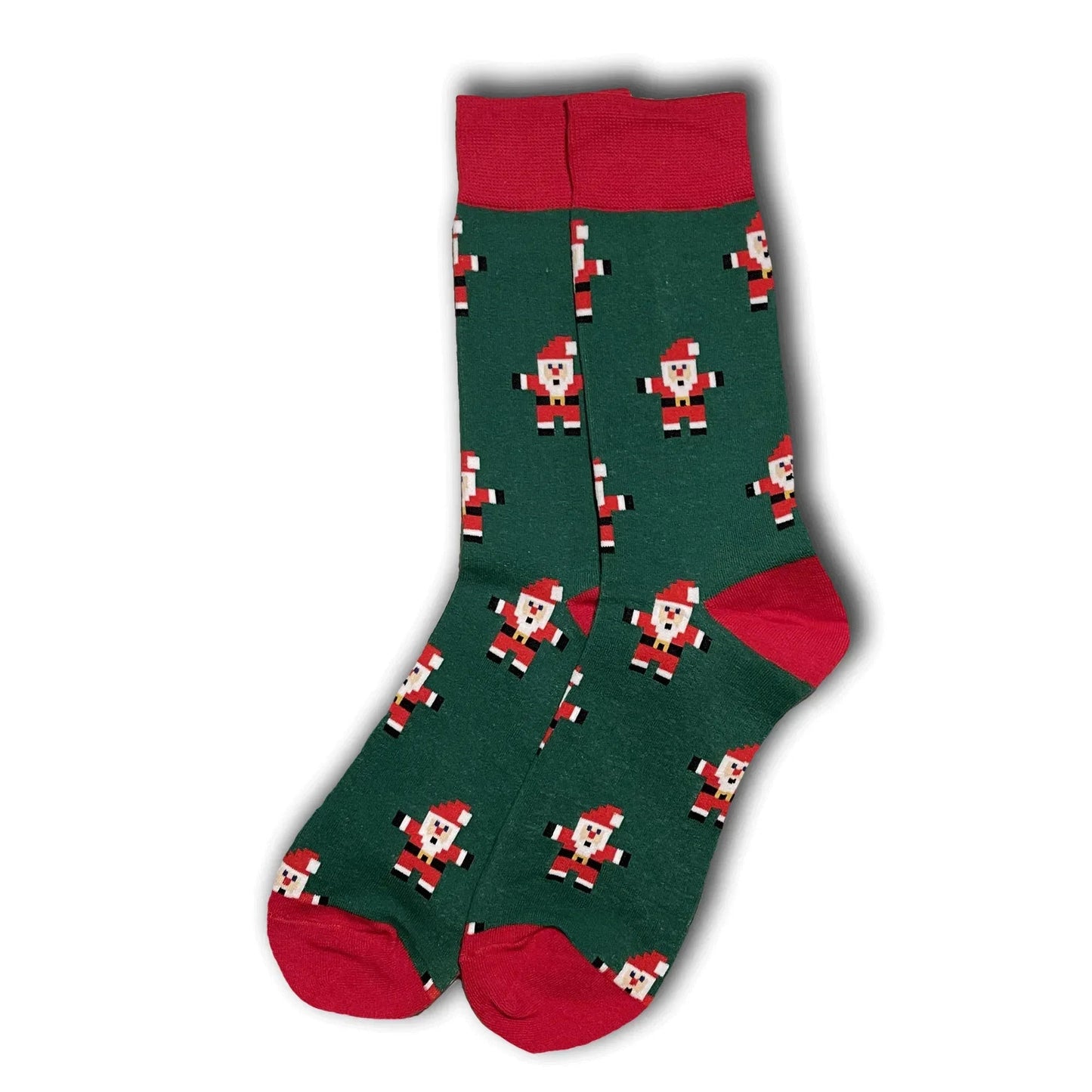 Green Santa Socks - Sock Bro 