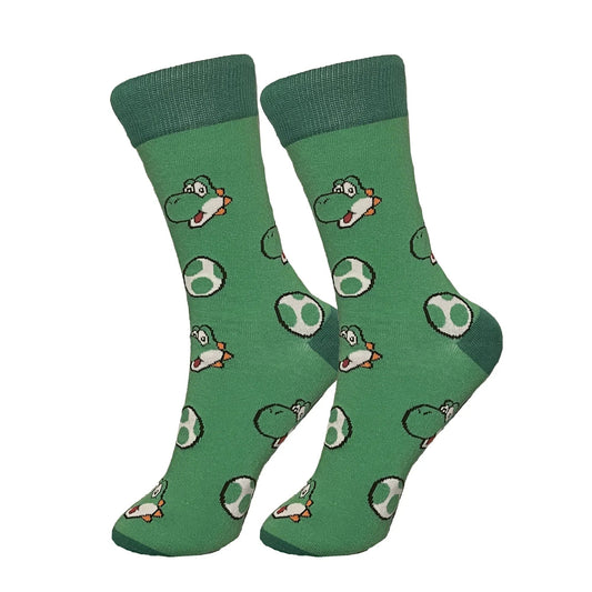 Green Yoshi Socks - Sock Bro 