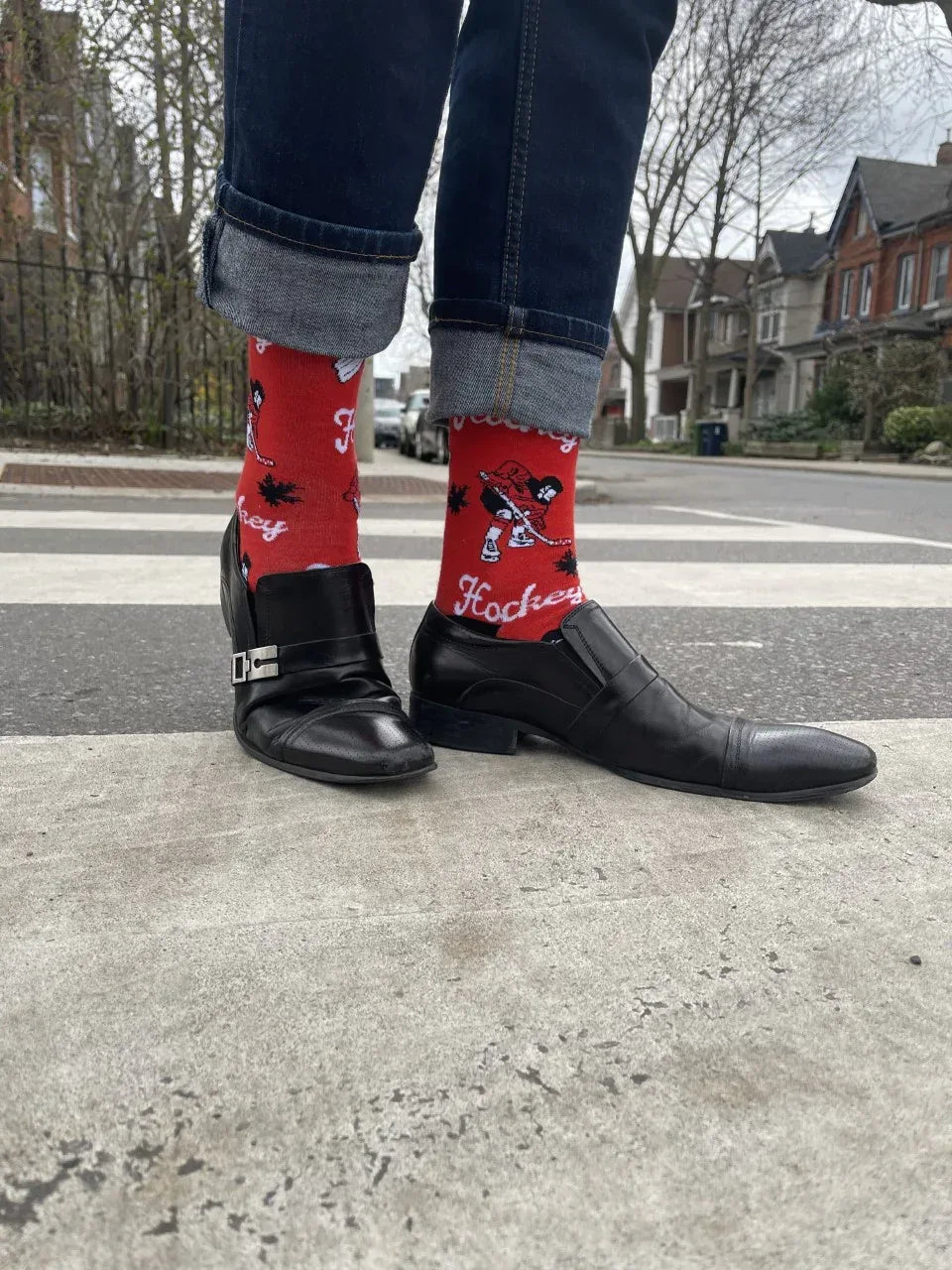 Red Hockey Socks - Sock Bro 
