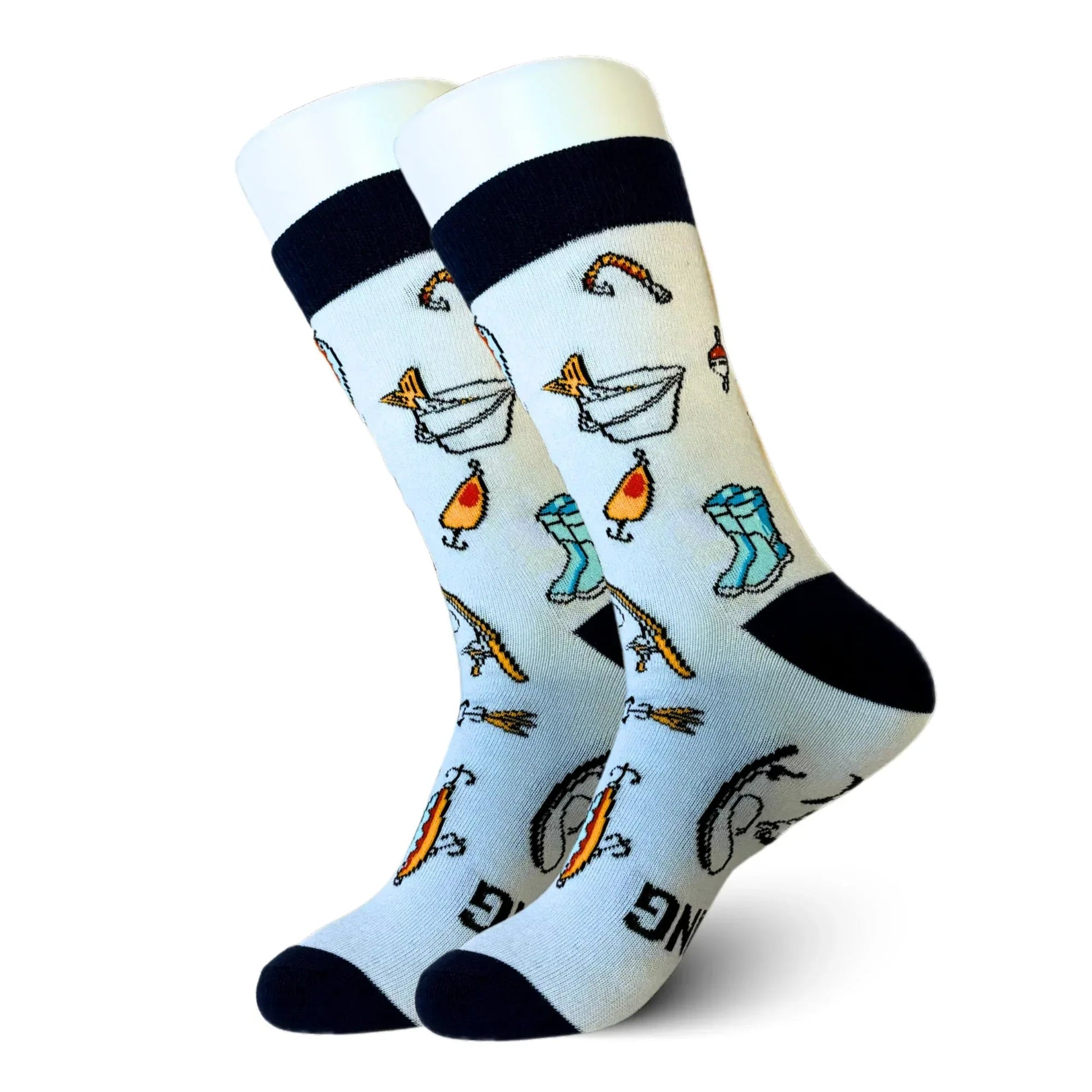 I'd Rather Be Fishing Socks - Sock Bro 