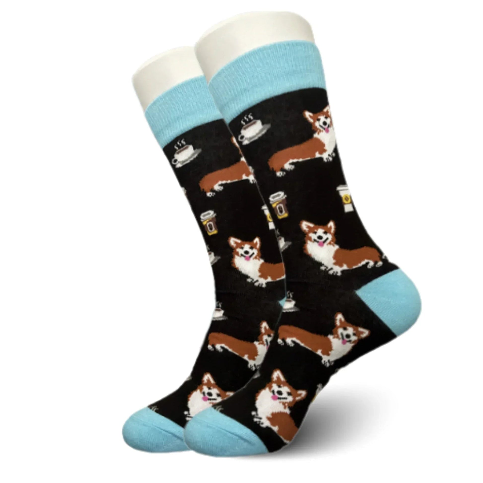 Black Dog and Coffee Socks - Sock Bro 