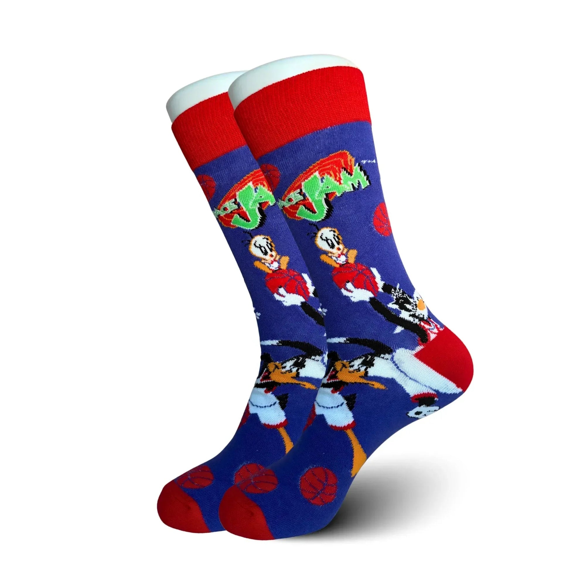 Purple Space Jam Socks - Sock Bro 