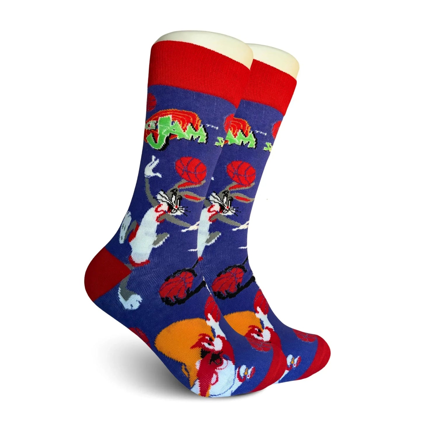 Purple Space Jam Socks - Sock Bro 
