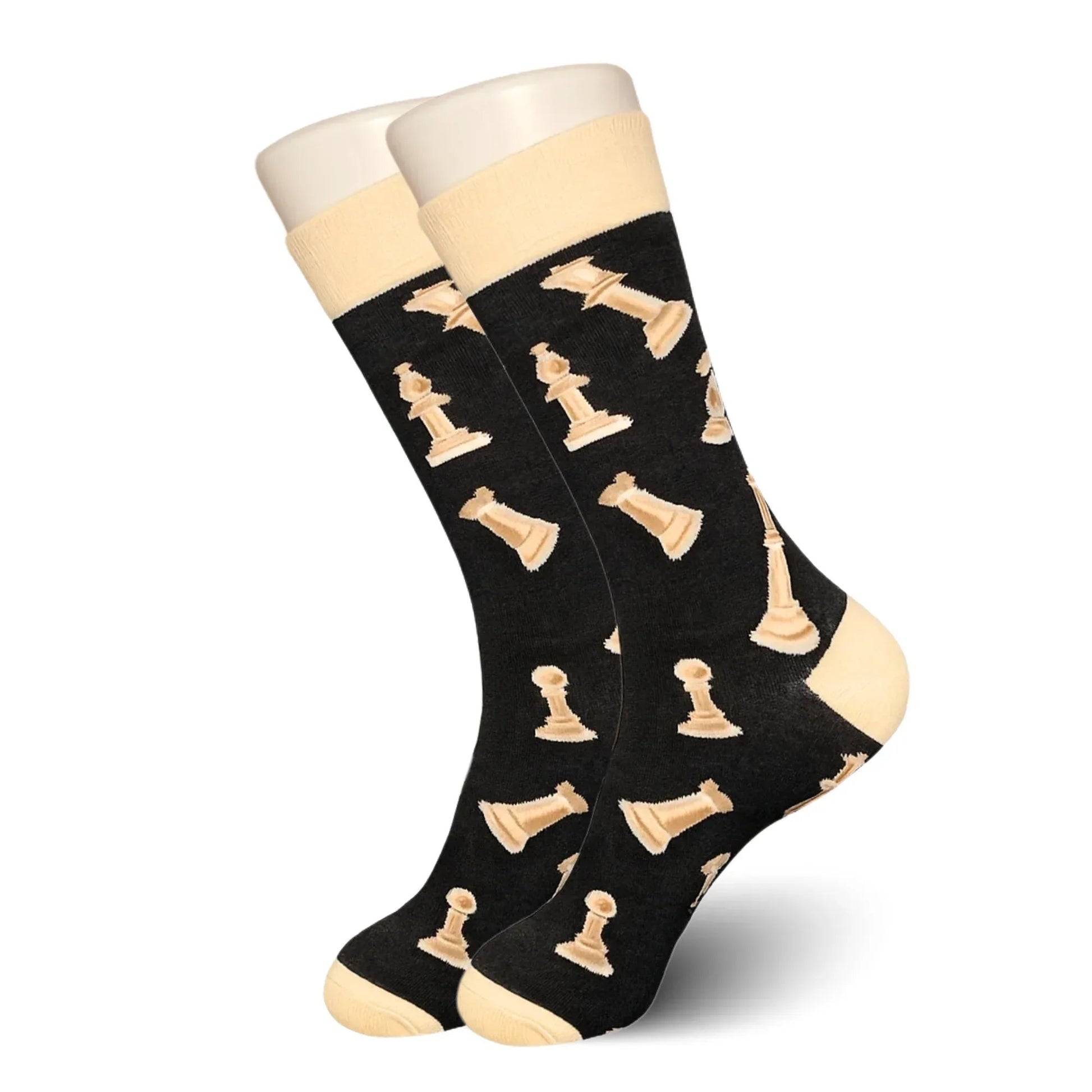 Black Chess Socks - Sock Bro 