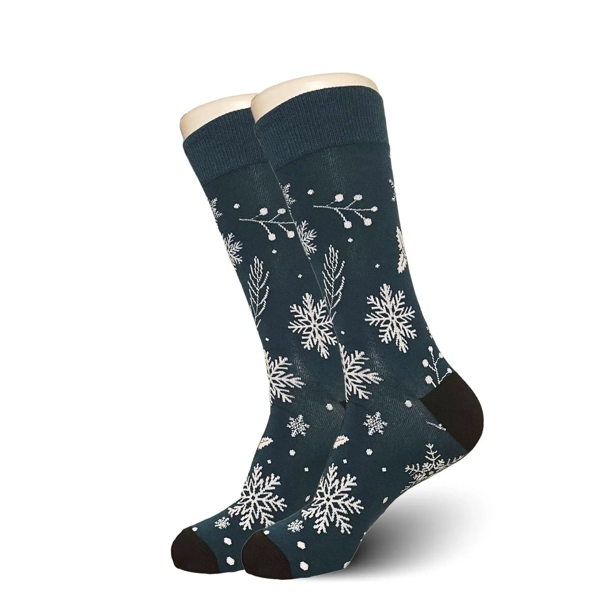 Green Reindeer Christmas Socks - Sock Bro 