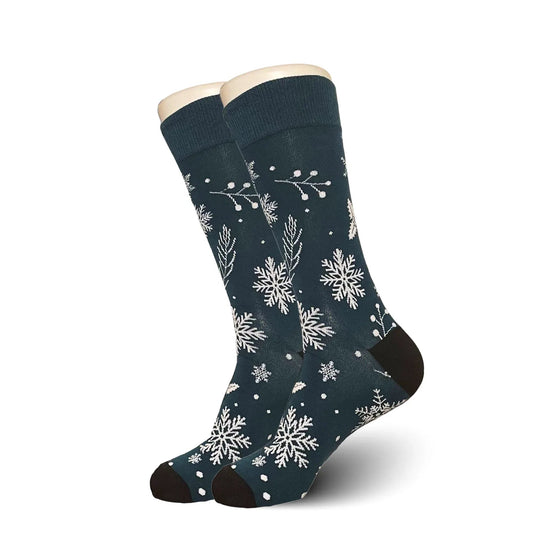 Green Reindeer Christmas Socks - Sock Bro 