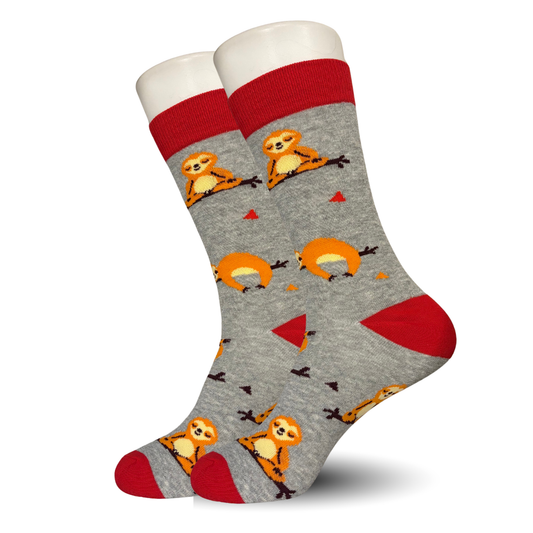 Grey Sloth Socks