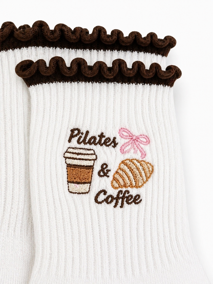 Pilates and Coffee Pilates Socks