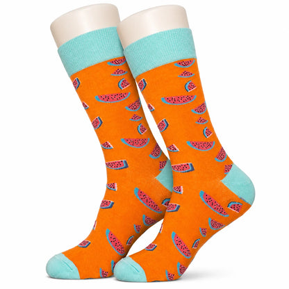 Orange Watermelon Socks