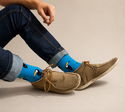 Blue Toucan Socks