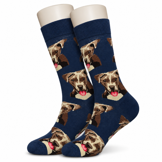Blue Dog Socks