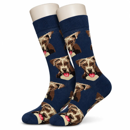 Blue Dog Socks