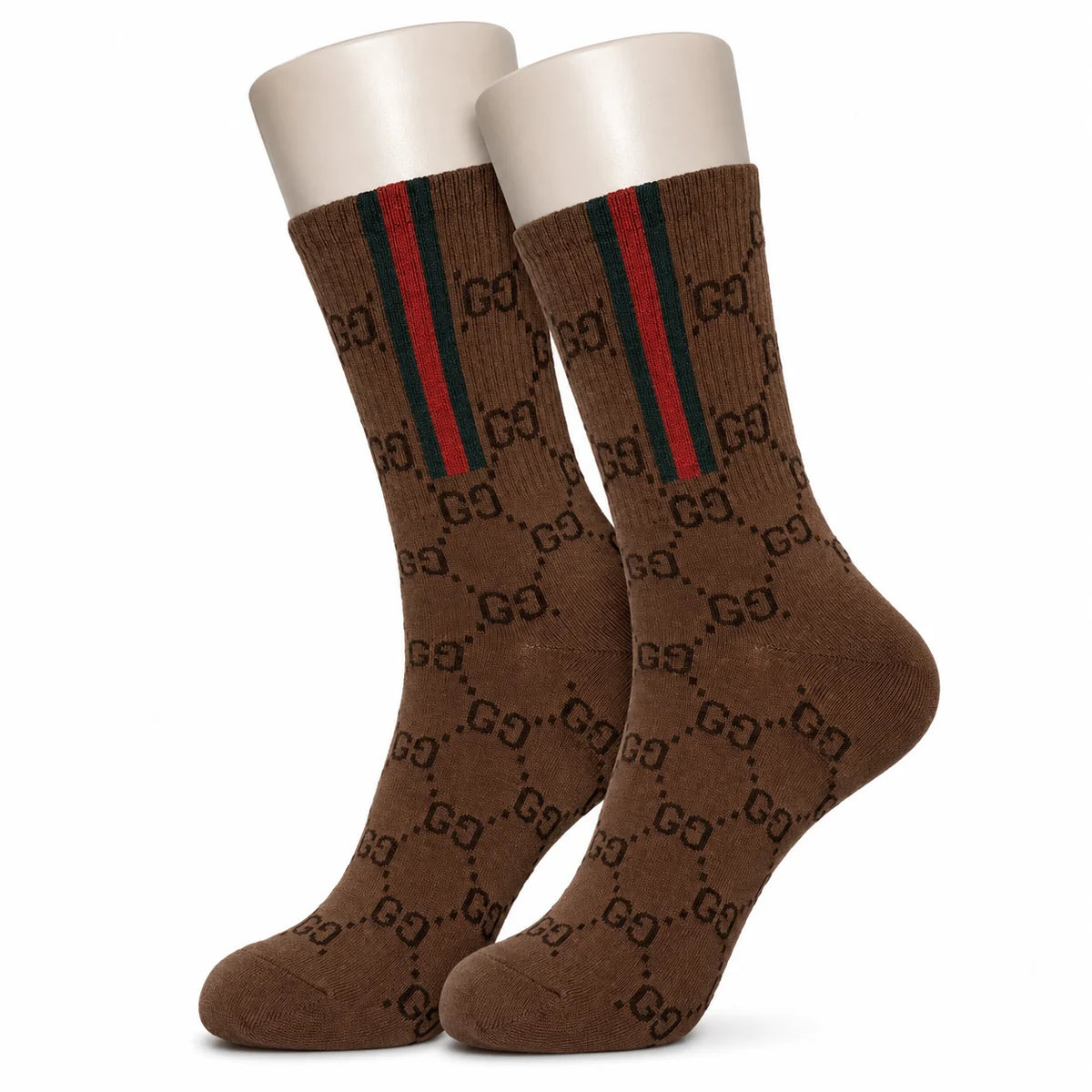 Brown Designer Socks
