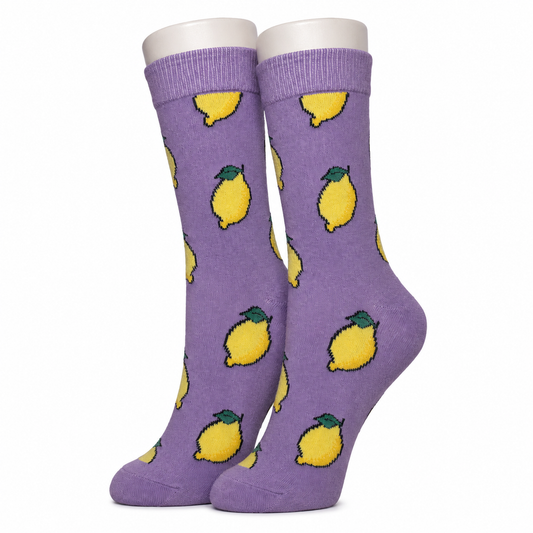 Purple Lemon Socks