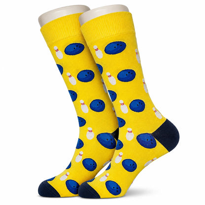Yellow Bowling Socks