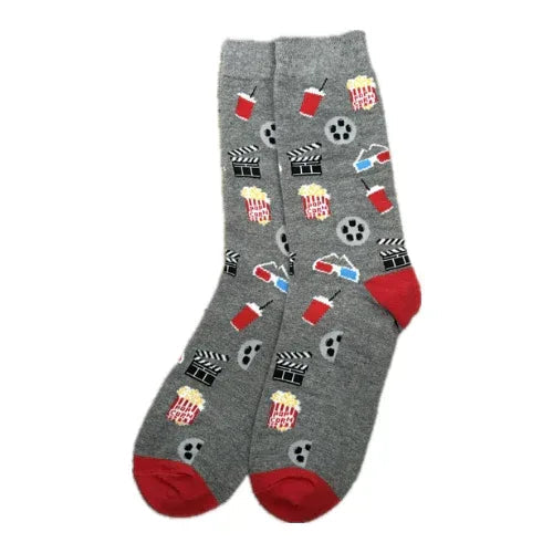Grey Movie Socks - Sock Bro 