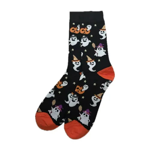 Pumpkin and Ghost Socks - Sock Bro 