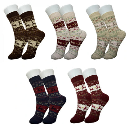 Cozy Christmas Novelty Sock Bundle - 5 Pack