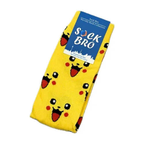 Yellow Pikachu Socks - Sock Bro 