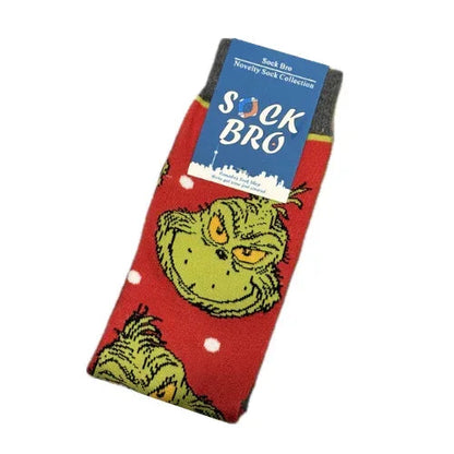 Grinch Christmas Socks - Sock Bro 