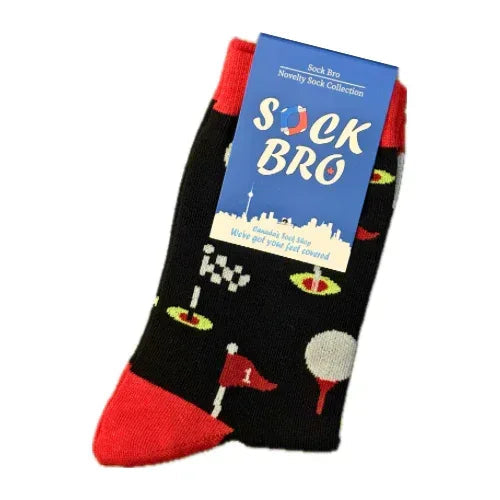 Black Golf Socks - Sock Bro 