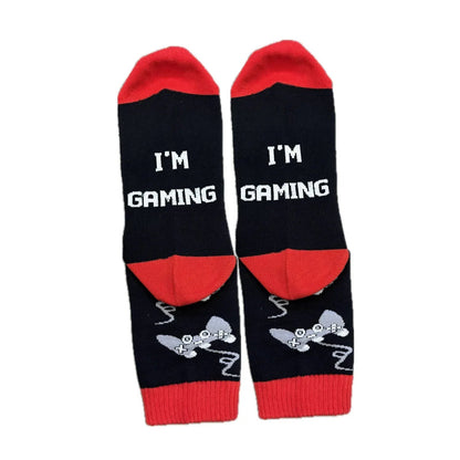 Black Video Game Socks