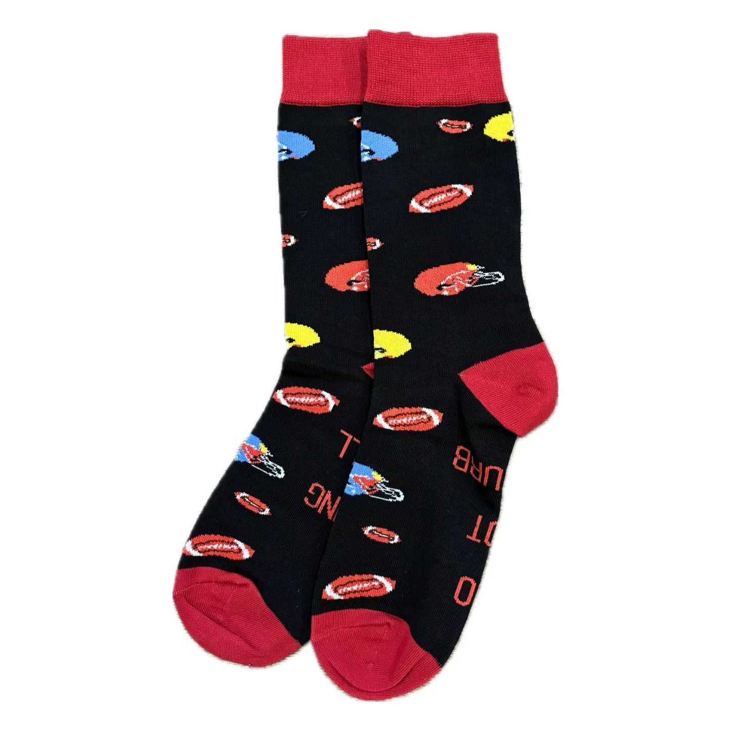 Black Football Socks - Sock Bro 