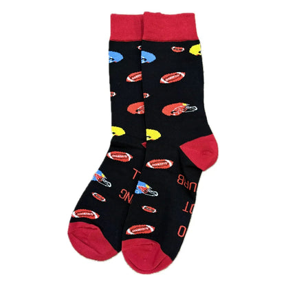 Black Football Socks - Sock Bro 
