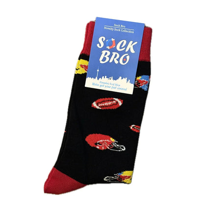 Black Football Socks - Sock Bro 