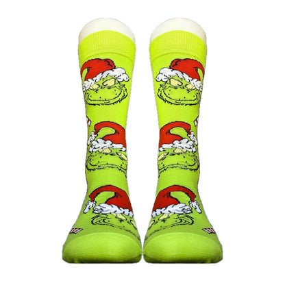 Green Grinch Socks