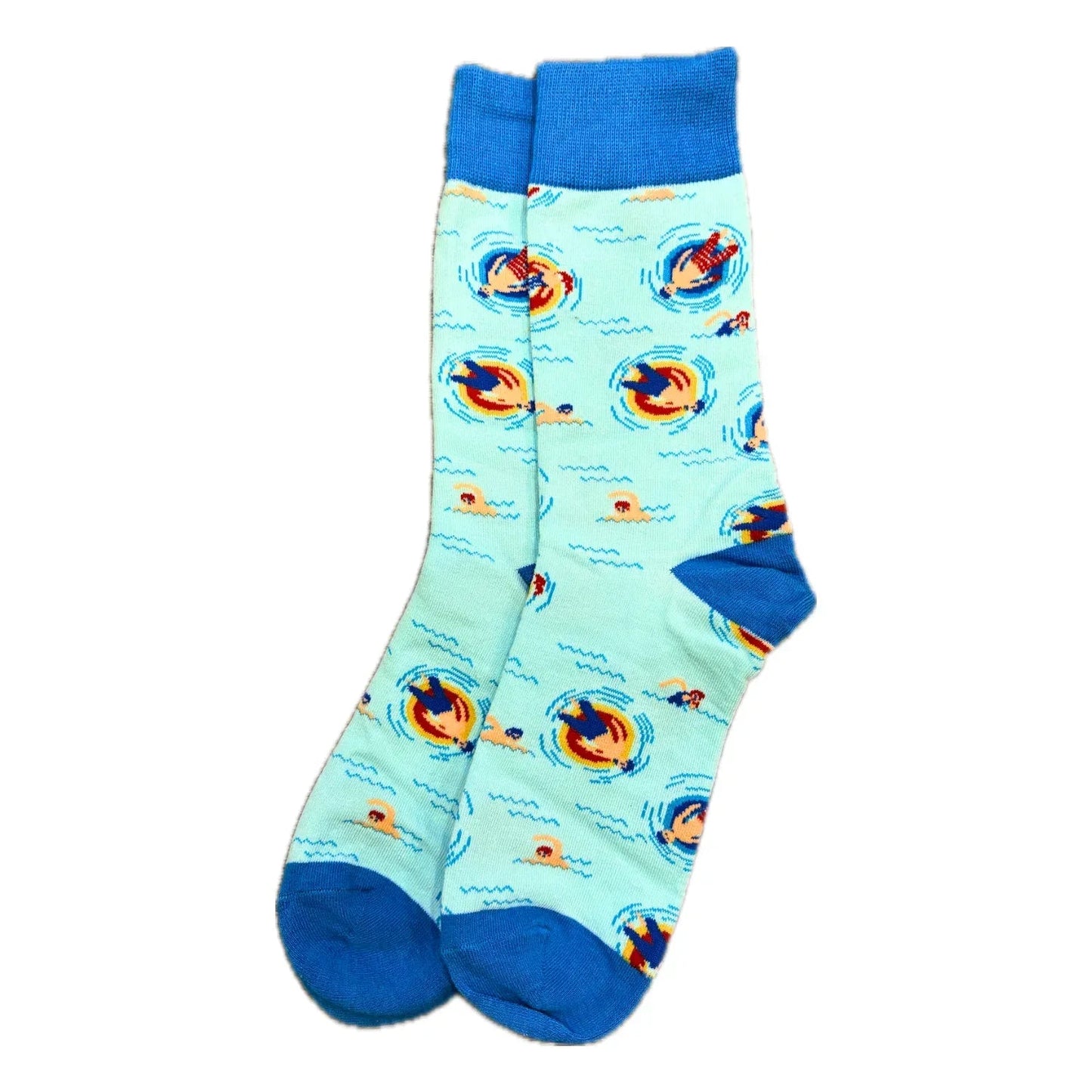 Blue Swimmer Socks