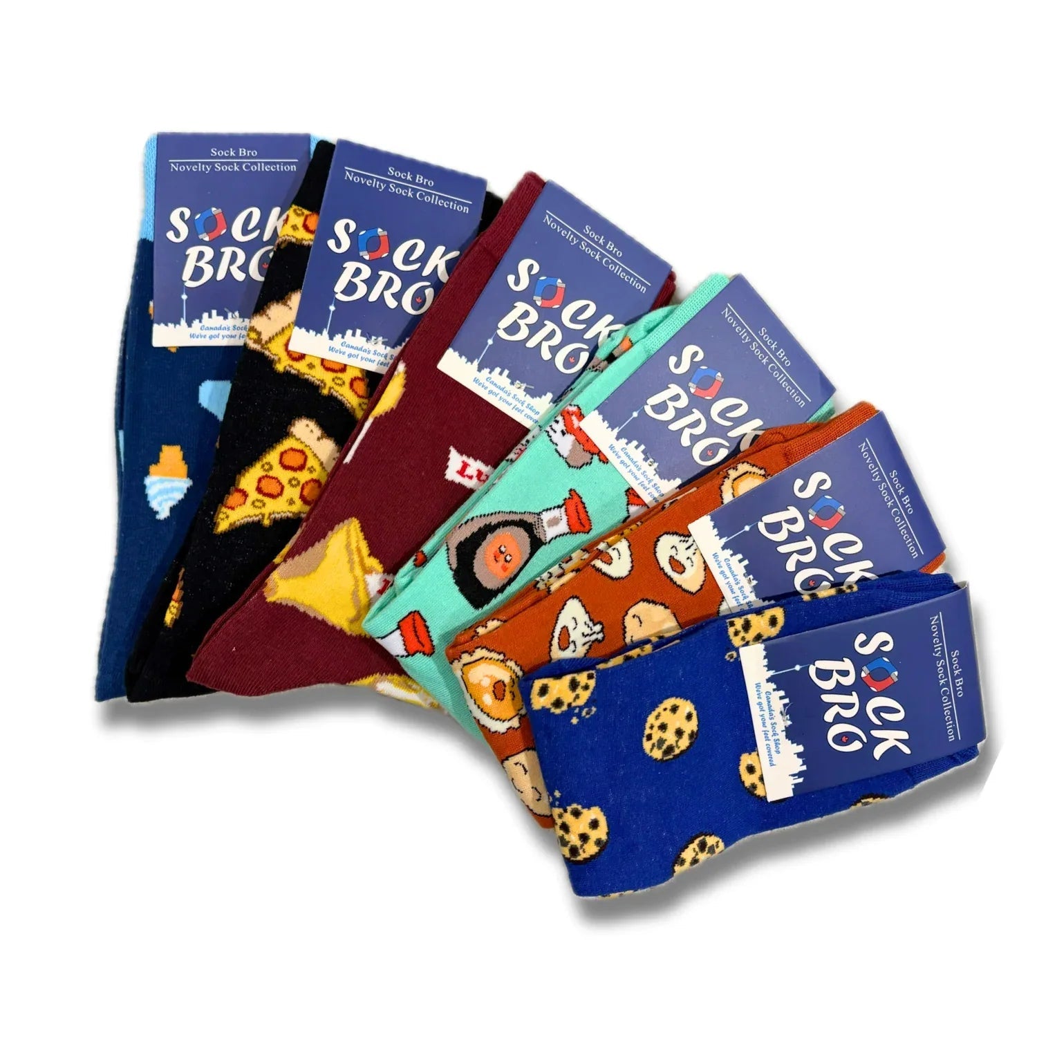 Women's Food Lover Sock Bundle - 6 Pack - Sock Bro 