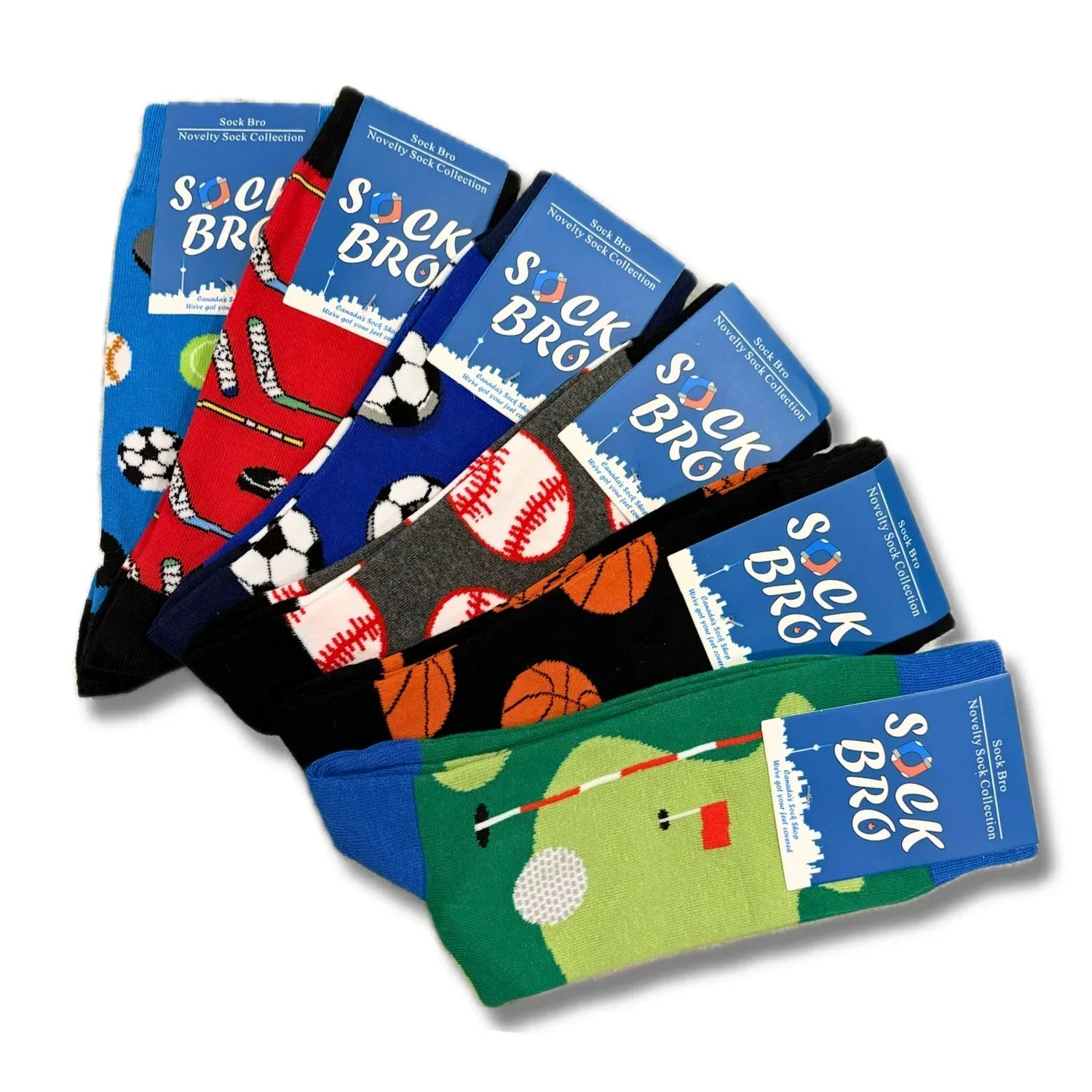 Sports Bundle - 6 Pack - Sock Bro 