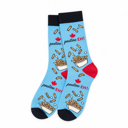 Poutine Canada Socks