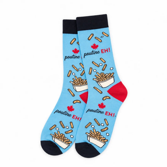 Poutine Canada Socks